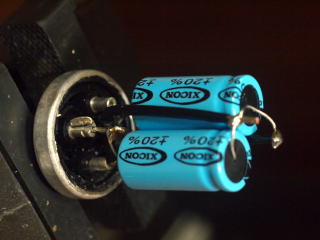 newly built electrolytic capacitors